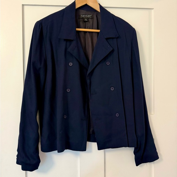 Karen Kane Jackets & Blazers - Vintage Deadstock Karen Kane Classic Blue Short Jacket